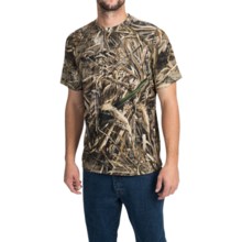36%OFF メンズ狩猟ベースレイヤートップス Terramarのカモエッセンシャルシャツ - （男性用）クルーネック、半袖 Terramar Camo Essentials Shirt - Crew Neck Short Sleeve (For Men)画像